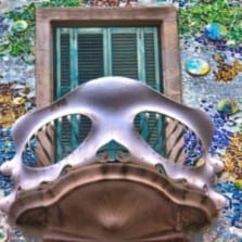 Casa Batlló in Barcelona, Spain