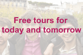 Find a free guided tour in Paris today or tomorrow