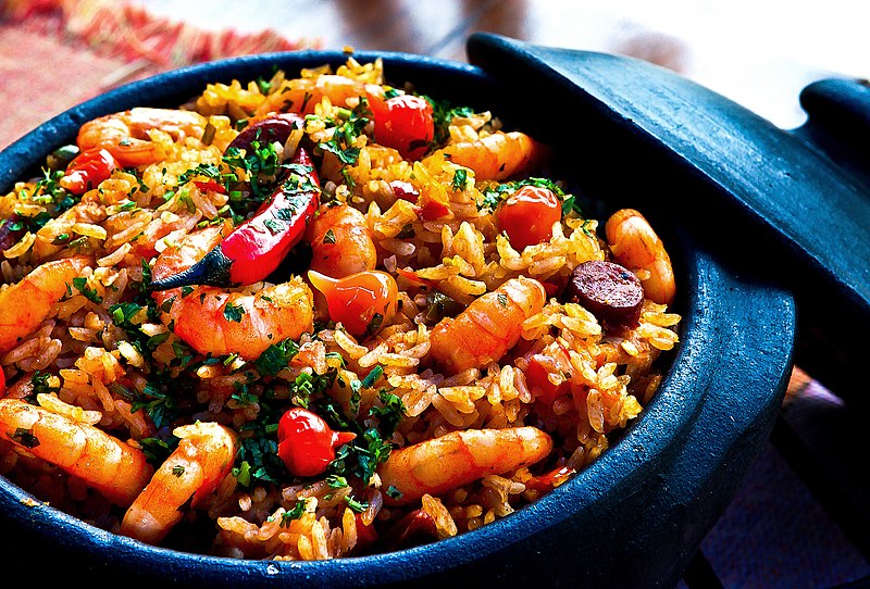 A Pot of Spanish Paella