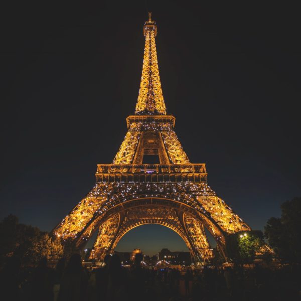 Eifflel Tower at Night by Stephen Leonardi - Unsplash