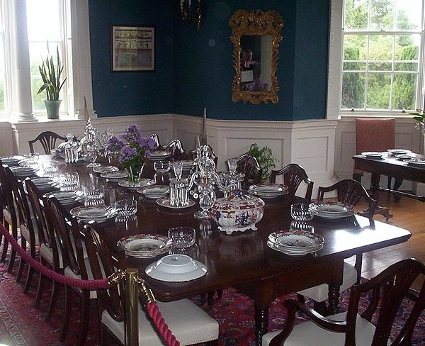 A Dining table set up