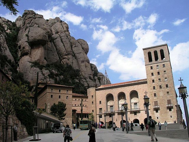 Monastery of Montserrat, in Catalonia, Spain