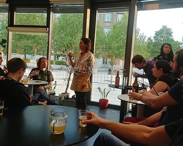 Beer tasting at the Wikimedia Hackathon