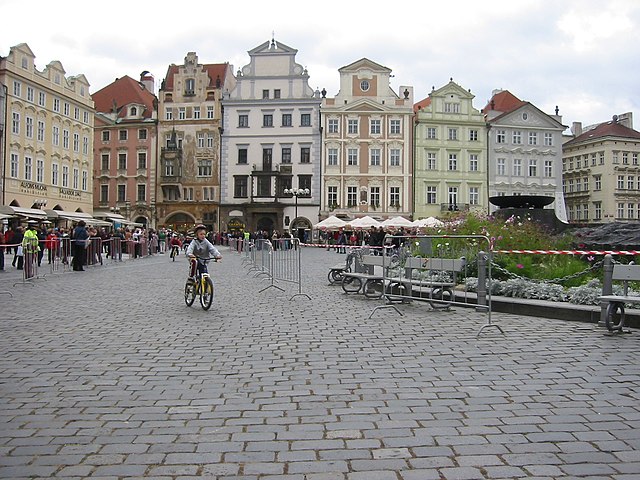 Kids Race Bikes in Prague Center