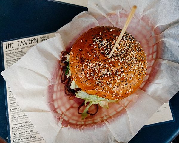 Prague, Czech Republic burger