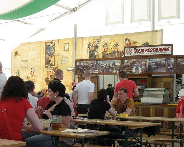 Restaurant at Czech Beer Festival