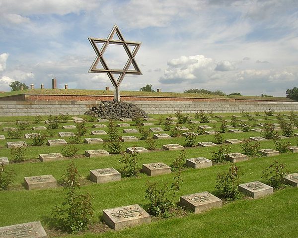 Memorial Cemetery in front of the Little Fort in Terezín, Czech Republic