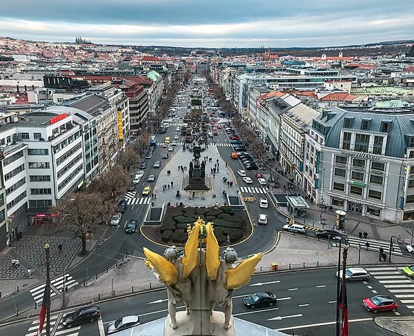 Wenceslas square Prague