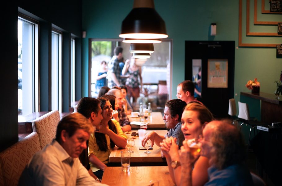 People in a restaurant by Kevin Curtis - Unsplash