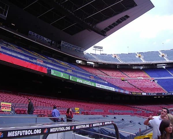 Camp Nou (FC Barcelona Stadium) Inside