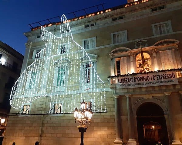 Sant Jaume Square in Barcelona