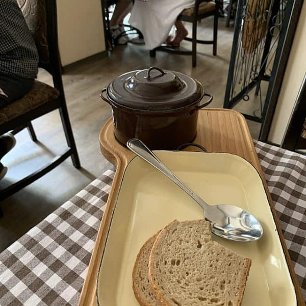 Prague food on a tray