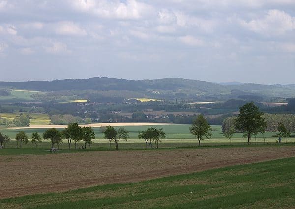 Countryside near the village of Skuhrov, Central Bohemia
