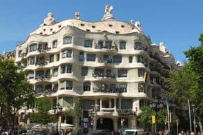 Barcelona Casa Milà, popularly known as La Pedrera
