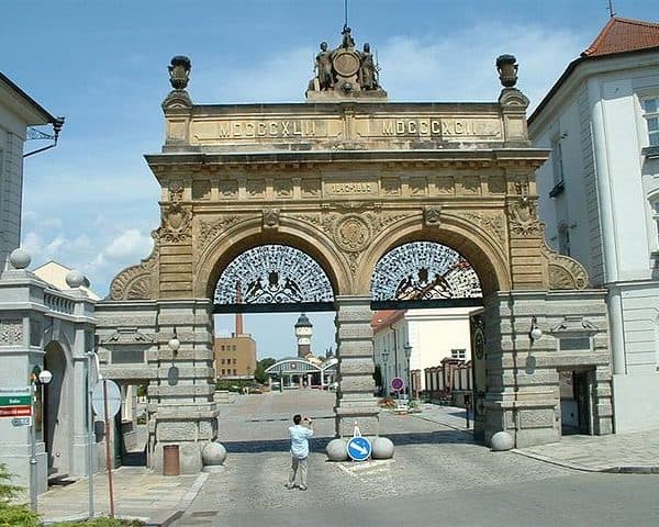 Pilsner Urquell - main gate