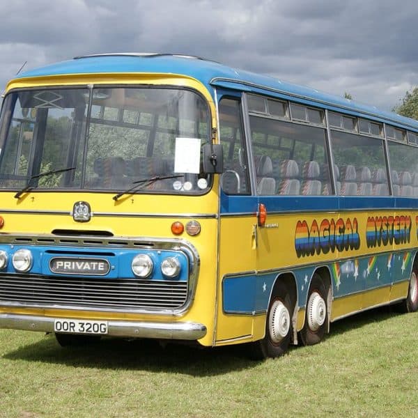 Replica of The Beatles Magical Mystery Tour