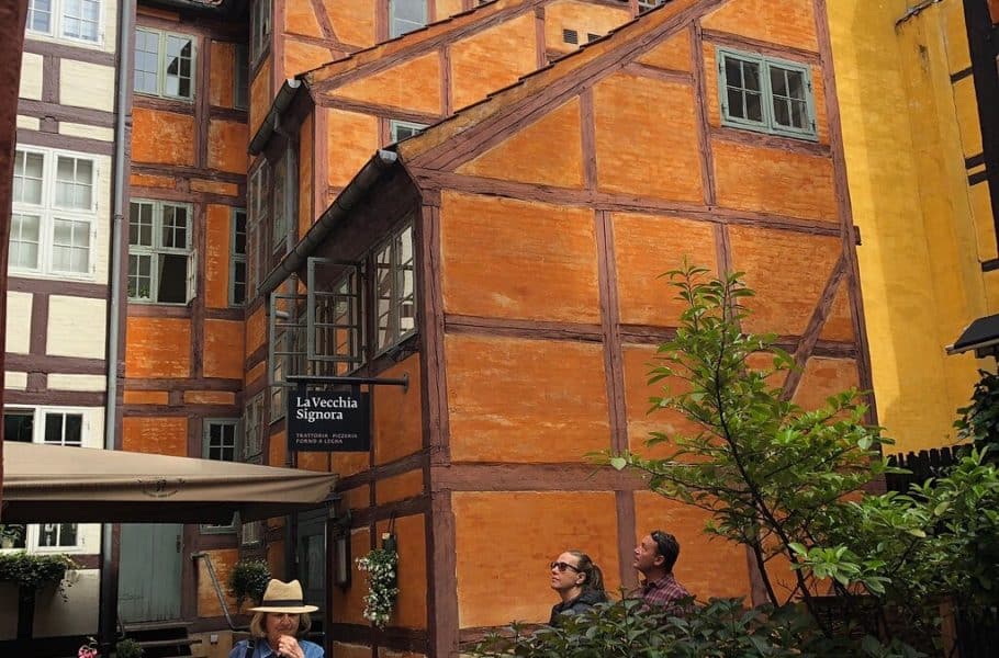 taking Photos at the Yellow Houses