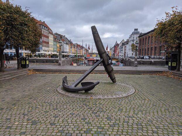 Memorial Anchor at New Harbour